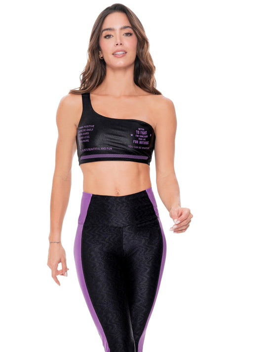 Top deportivo estampado